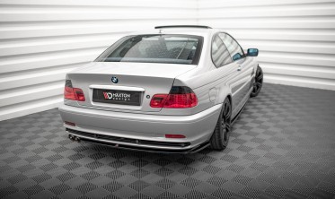 Тюнінговий дифузор (накладка) на задній бампер BMW 3 E46 Coupe фото