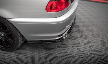 Тюнінговий дифузор (накладка) на задній бампер BMW 3 E46 Coupe фото
