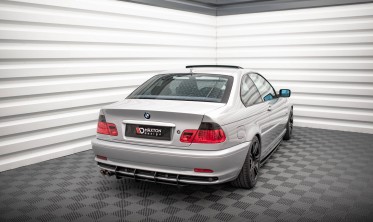 Центральний дифузор на задній бампер Street Pro BMW 3 Coupe E46 фото