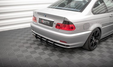 Центральний дифузор на задній бампер Street Pro BMW 3 Coupe E46 фото