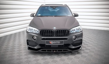 Тюнінгова юбка (накладка) на передній бампер BMW X5 F15 M-Pack вар. 2 фото