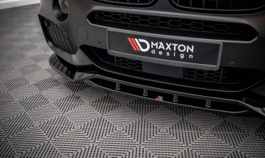 Тюнінгова юбка (накладка) на передній бампер BMW X5 F15 M-Pack вар. 2 фото