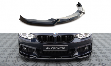 Тюнинговая накладка на передний бампер BMW 4 F32 / F36 / F33 M-Pack вар. 1 фото