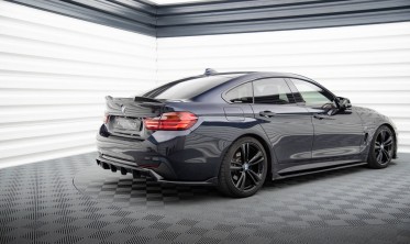 Тюнінговий диффузор (накладка) на задній бампер BMW 4 Gran Coupe F36 M-Pack фото