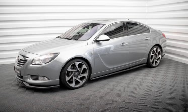 Тюнинг накладки (листвы) на боковые пороги Opel Insignia Mk1 OPC-Line фото