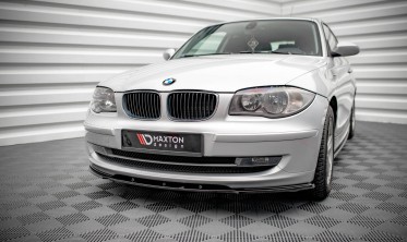 Тюнинговая накладка (диффузор) на передний бампер BMW 1 E81 рестайл вар. 2 фото