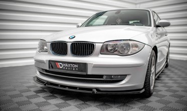 Нижняя тюнинг накладка переднего бампера BMW 1 E81 рестайл вар. 3 фото