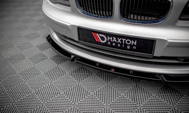 Нижняя тюнинг накладка переднего бампера BMW 1 E81 рестайл вар. 3 фото