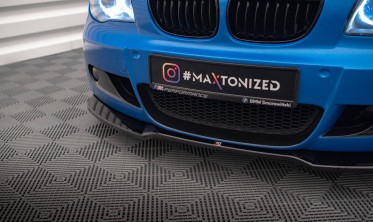 Тюнинговая накладка на передний бампер BMW 1 E87 рестайл M-Pack вар. 1 фото