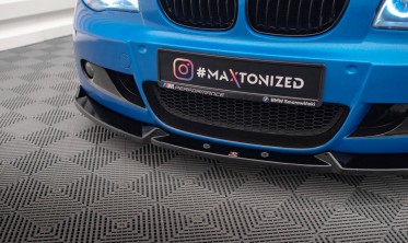 Нижняя накладка на передний бампер M-Pack BMW 1 E87 рестайл вар. 2 фото