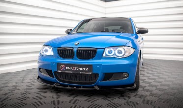 Нижняя накладка на передний бампер M-Pack BMW 1 E87 рестайл вар. 2 фото