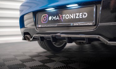 Тюнинговый диффузор (накладка) на задний бампер BMW 1 E87 рестайл M-Pack фото