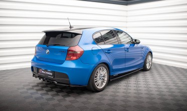 Тюнинговый диффузор (накладка) на задний бампер BMW 1 E87 рестайл M-Pack фото