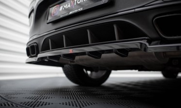 Тюнінговий дифузор на задній бампер Mercedes GLC Coupe C253 версія AMG 63 фото