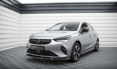 Тюнинговая накладка (диффузор) на передний бампер Opel Corsa F Mk6 вар. 1 фото