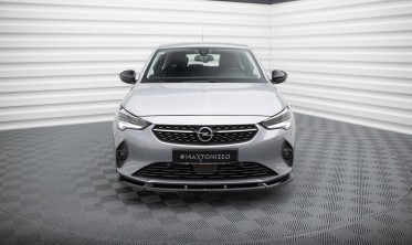 Тюнинговая накладка (диффузор) на передний бампер Opel Corsa F Mk6 вар. 1 фото