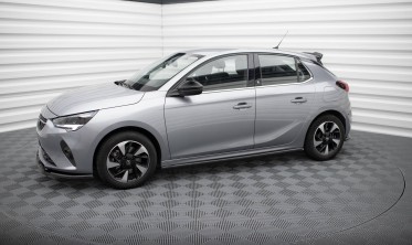 Нижние накладки (листвы) на боковые пороги Opel Corsa F Mk6 фото