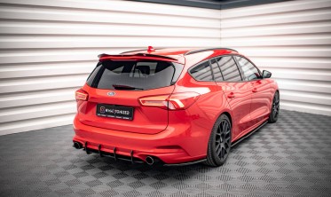 Центральный диффузор на задний бампер Street Pro Ford Focus Mk4 Estate ST-Line фото