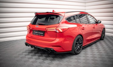 Боковые тюнинг накладки заднего бампера Ford Focus Mk4 Estate ST-Line вар. 7 фото