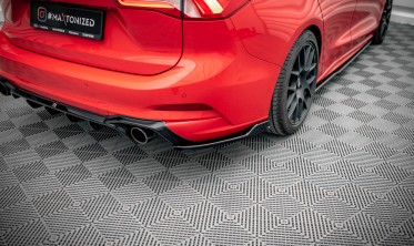 Накладки на край заднего бампера Ford Focus Mk4 Estate ST-Line вар. 8 фото