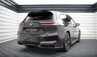 Тюнинговый диффузор на задний бампер BMW iX i20 версия M-Pack фото