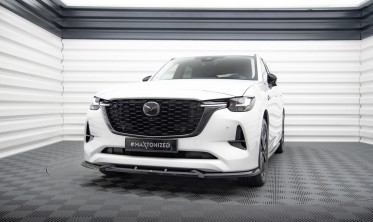 Тюнинговая накладка (диффузор) на передний бампер Mazda CX-60 Mk1 вар. 1 фото