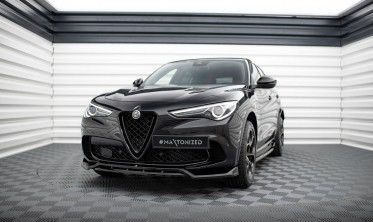 Тюнінгова накладка на передній бампер Alfa Romeo Stelvio Quadrifoglio Mk1 фото