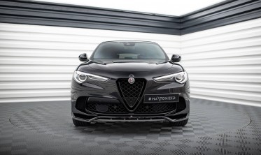 Тюнінгова накладка на передній бампер Alfa Romeo Stelvio Quadrifoglio Mk1 фото