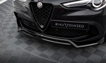 Тюнінгова накладка на передній бампер Alfa Romeo Stelvio Quadrifoglio Mk1 фото