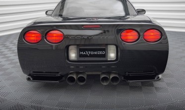 Тюнинговые накладки на задний бампер Chevrolet Corvette C5 фото