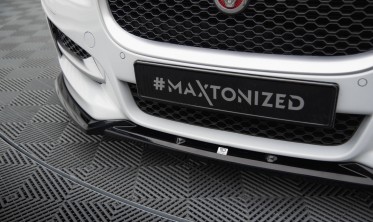 Нижняя тюнинг накладка переднего бампера Jaguar XE X760 R-Sport вар. 2 фото