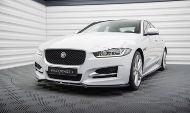 Нижняя тюнинг накладка переднего бампера Jaguar XE X760 R-Sport вар. 2 фото