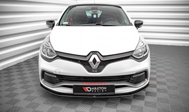 Нижняя накладка на передний бампер Street Pro Renault Clio Mk4 RS фото