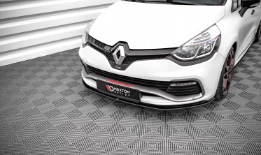 Нижняя накладка на передний бампер Street Pro Renault Clio Mk4 RS фото