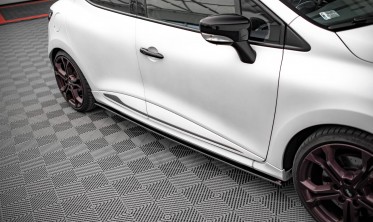 Боковые листвы (диффузоры) на пороги Street Pro Renault Clio Mk4 версия RS фото