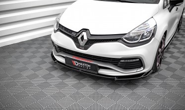 Нижняя накладка (диффузор) переднего бампера Renault Clio Mk4 версия RS вар. 2 фото