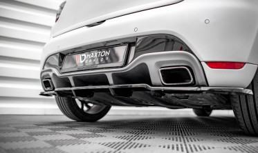 Задній тюнінг дифузор на бампер Renault Clio Mk4 версія RS фото