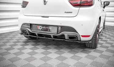 Задній тюнінг дифузор на бампер Renault Clio Mk4 версія RS фото