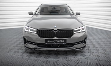 Нижня накладка переднього бампера BMW 5 G30 / G31 рестайл вар. 2 фото