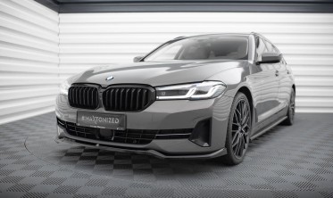 Нижня накладка переднього бампера BMW 5 G30 / G31 рестайл вар. 2 фото