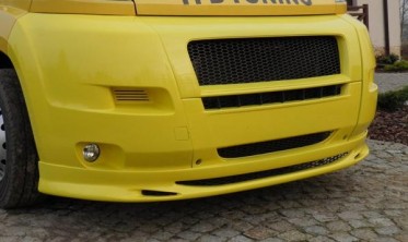 Тюнінг накладка переднього бампера Fiat Ducato, Citroen Jumper, Peugeot Boxer фото