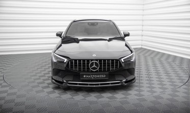 Нижня тюнінг накладка на передній бампер Mercedes CLA C118, X118 вар. 2 фото