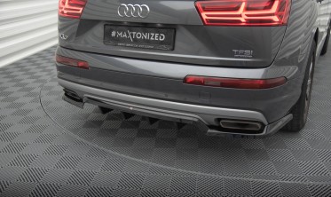 Тюнинговый диффузор (накладка) на задний бампер Audi Q7 Mk2 фото