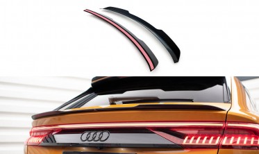 Спойлер-кап Audi Q8 / RSQ8 / SQ8 / Q8 S-Line Mk1 нижний, глянец фото