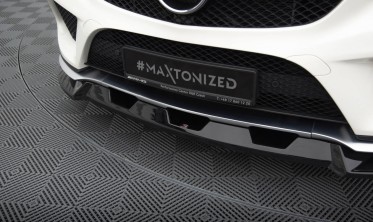 Тюнинговая накладка (диффузор) на передний бампер Mercedes GLE Coupe 43 AMG / AMG-Line C292 вар. 1 фото
