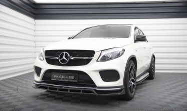 Нижняя накладка переднего бампера Mercedes GLE Coupe 43 AMG / AMG-Line C292 вар. 2 фото