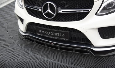 Нижняя накладка переднего бампера Mercedes GLE Coupe 43 AMG / AMG-Line C292 вар. 2 фото