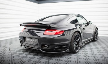 Тюнінговий дифузор (накладка) на задній бампер Porsche 911 Turbo 997 фото