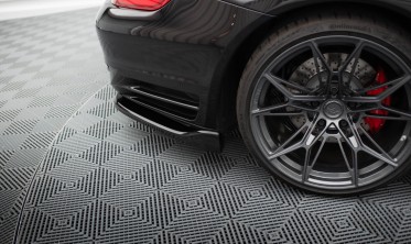 Тюнінговий дифузор (накладка) на задній бампер Porsche 911 Turbo 997 фото