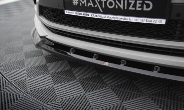 Нижняя тюнинг накладка на передний бампер Skoda Kodiaq RS Mk1 послерестайл вар. 2 фото